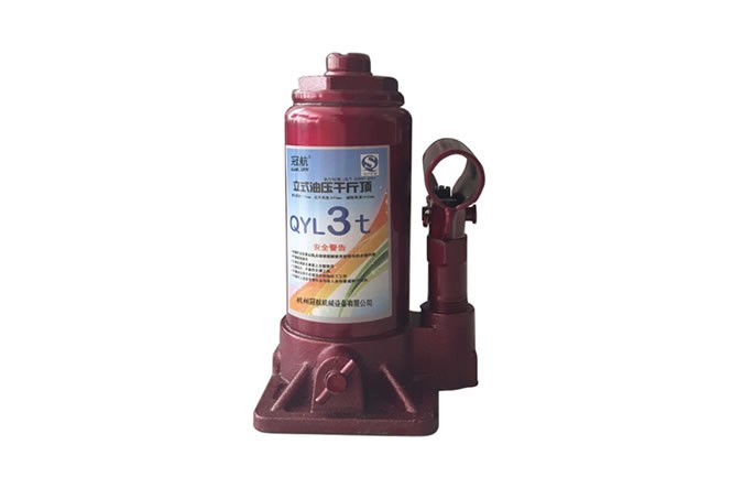 冠航3吨立式液压千斤顶